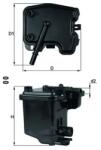 MAHLE Filtru Combustibil Kl431D Citroën Berlingo/Berlingo / Berlingo First/C2/C3 I/C4 (KL431D)