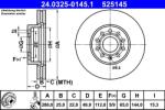 ATE Disc Frana 24.0325-0145.1 Audi A3 Seat Altea/Leon/Toledo Iii Skoda Octavia Ii