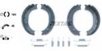 TEXTAR Set Saboti Frana, Frana De Mana 91055100 Dodge Sprinter 2500 Cab & Puch G-Modell