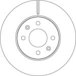TRW Disc Frana Df6794 Hyundai Accent V/Solaris/I20 Active/I20 Ii Kia Rio Iv