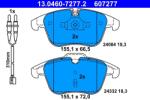 ATE Set Placute Frana, Frana Disc 13.0460-7277.2 Peugeot 508/508 I/508 Sw I