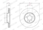 FERODO Disc Frana Ddf2888C Volvo S60 Iii/S90 Ii/V60 Ii/V60 Ii Cross Country/V90 Ii (DDF2888C)