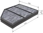 Bosch Filtru, Aer Habitaclu 1987435576 Mercedes-Benz Actros Mp4 / Mp5/Antos/Arocs