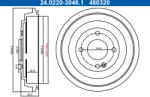 ATE Tambur Frana 24.0220-3046.1 Hyundai Accent Iv/I20 Active/I20 Ii Kia Rio Iii (24.0220-3046.1)