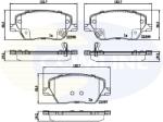 COMLINE Set Placute Frana, Frana Disc Cbp32324 Fiat Tipo