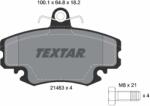 TEXTAR Set Placute Frana, Frana Disc 2146306 Alpine V6 Dacia Logan/Sandero Nissan Aprio