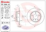 BREMBO Disc Frana 08.5366. 21 Bmw 3 Bmw (Brilliance) 3 Series