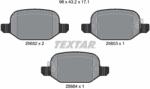 TEXTAR Set Placute Frana, Frana Disc 2565201 Fiat 500L (2565201)