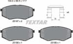 TEXTAR Set Placute Frana, Frana Disc 2518701 Hawtai Santa Fe Hyundai Sonata Vi/Ix20/Ix35