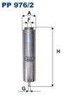 FILTRON Filtru Combustibil Pp976/2 Alpina D5 Bmw 1/3/5/5 Gran Turismo/6/6 Gran/7/X3/X5 (PP976/2)