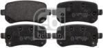 Febi Bilstein Set Placute Frana, Frana Disc Puntea Spate 116060 Chrysler Voyager V