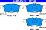 ATE Set Placute Frana, Frana Disc 13.0460-7302.2 Fiat 500L