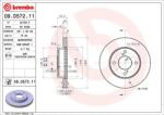 BREMBO Disc Frana 09. D572.11 Suzuki Ignis Iii (09.D572.11)