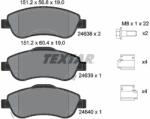 TEXTAR Set Placute Frana, Frana Disc 2463801 Honda Cr-V Iii/Cr-V Iv (2463801)