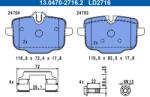 ATE Set Placute Frana, Frana Disc 13.0470-2716.2 Bmw 5/5 Touring/6 Gran Turismo/7/X3