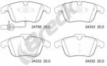 BRECK Set Placute Frana, Frana Disc 247060055110 Audi A4 B8/A5