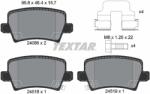 TEXTAR Set Placute Frana, Frana Disc 2408601 Honda Civic Viii (2408601)