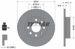 TEXTAR Disc Frana 92111303 Chevrolet Montana Pick-Up Opel Corsa C Vauxhall Corsa Mk Ii (92111303)