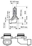 Philips Bec, Far Faza Lunga 9006Wvub1 Alpina B10/B3/B5/D10/D3 Bmw 3/5/6/7/Z3 Hyundai I30