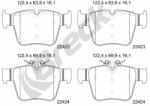 BRECK Set Placute Frana, Frana Disc 224230055400 Mercedes-Benz C-Class/C-Class T-Model