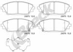 BRECK Set Placute Frana, Frana Disc 258750070100 Mazda 3/Cx-3