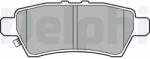 DELPHI Set Placute Frana, Frana Disc Lp2016 Nissan Navara Np300/Pathfinder Iii