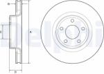 DELPHI Disc Frana Bg4831C Ford Usa Mustang (BG4831C)