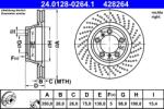 ATE Disc Frana 24.0128-0264.1 Porsche 911
