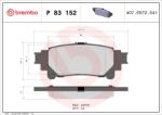 BREMBO Set Placute Frana, Frana Disc P83152 Lexus Rx Toyota Fortuner/Highlander / Kluger