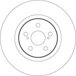 TRW Disc Frana Df4445S Toyota Avensis