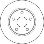 TRW Disc Frana Df6037 Jeep Wrangler Iii/Wrangler Iv