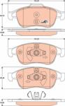 TRW Set Placute Frana, Frana Disc Gdb1789 Dacia Dokker/Duster/Lodgy Nissan Juke