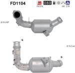 AS Filtru Funingine/Particule, Sist. De Esapament Fd1104 Mercedes-Benz C-Class/Cls (FD1104)