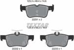 TEXTAR Set Placute Frana, Frana Disc 2223103 Ford Focus Iv/Galaxy Iii/Galaxy Mk Iii (2223103)