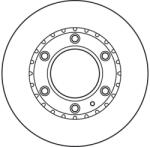 TRW Disc Frana Df6034S Ford Ranger Ford Australia Ranger Pick-Up Mazda B-Serie (DF6034S)