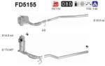 AS Filtru Funingine/Particule, Sist. De Esapament Fd5155 Audi Q3 Vw Tiguan (FD5155)