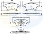 COMLINE Set Placute Frana, Frana Disc Cbp32286 Ford Galaxy Iii/Galaxy Mk Iii/Mondeo V (CBP32286)