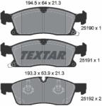 TEXTAR Set Placute Frana, Frana Disc 2519001 Jeep Grand Cherokee Iv