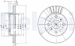 DELPHI Disc Frana Bg3519 Toyota Echo/Platz/Vios / Soluna Vios/Yaris/Yaris Verso