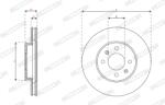 FERODO Disc Frana Ddf2982C Hyundai Accent V/Solaris/I20 Active/I20 Ii Kia Rio Iv