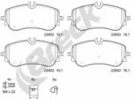 BRECK Set Placute Frana, Frana Disc 228020070300 Man Tge Vw Amarok/Crafter