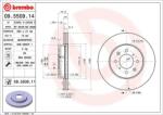 BREMBO Disc Frana 09.5509. 11 Europestar Rcr Honda Civic Iv/Civic V/Civic Vi/Civic Vii (09.5509.11)