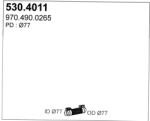 ASSO Teava Flexibila, Esapament Fata 530.4011 Mercedes-Benz Atego/Atego 2 (530.4011)