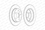 FERODO Disc Frana Ddf2493C Suzuki Ciaz/S-Cross/Swift Iv/Sx4 S-Cross/Vitara