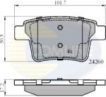COMLINE Set Placute Frana, Frana Disc Cbp01557 Ford Mondeo Iii Ford Usa Five Hundred (CBP01557)