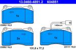 ATE Set Placute Frana, Frana Disc 13.0460-4851.2 Alfa Romeo 159
