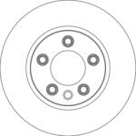 TRW Disc Frana Df4762S Porsche Cayenne Vw Touareg