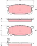TRW Set Placute Frana, Frana Disc Gdb3303 Mazda Mx-5 Ii (GDB3303)