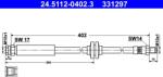 ATE Furtun Frana 24.5112-0402.3 Alfa Romeo Mito Citroën Nemo Fiat 500L/Fiorino/Linea (24.5112-0402.3)