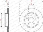 FERODO Disc Frana Ddf2786C Nissan Leaf/X-Trail/X-Trail Iii/X-Trail Iv Renault Koleos Ii (DDF2786C)